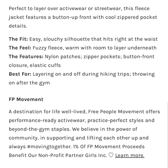 Free People Movement Hit The Slopes Printed Fleece Jacket Butterfly Print - Picture 4 of 10